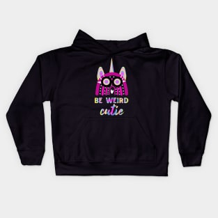 Weird Unicorn Rainbow Kids Hoodie